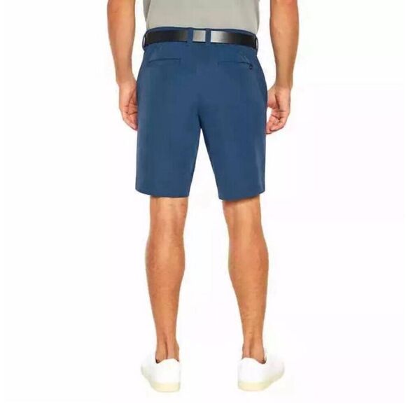 BANANA REPUBLIC Shorts Mens 36 Blue Comfort Waist Stretch Wicking Flat Front NWT - Picture 2 of 10